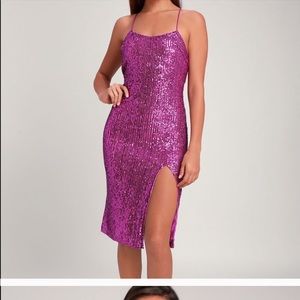 LULUS SEQUIN DRESS NEW WITH TAGS